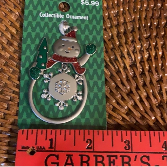 🌸 $3 if bundled ROBERT Engraved Collectible Snowman Christmas Ornament by GANZ - Picture 5 of 7
